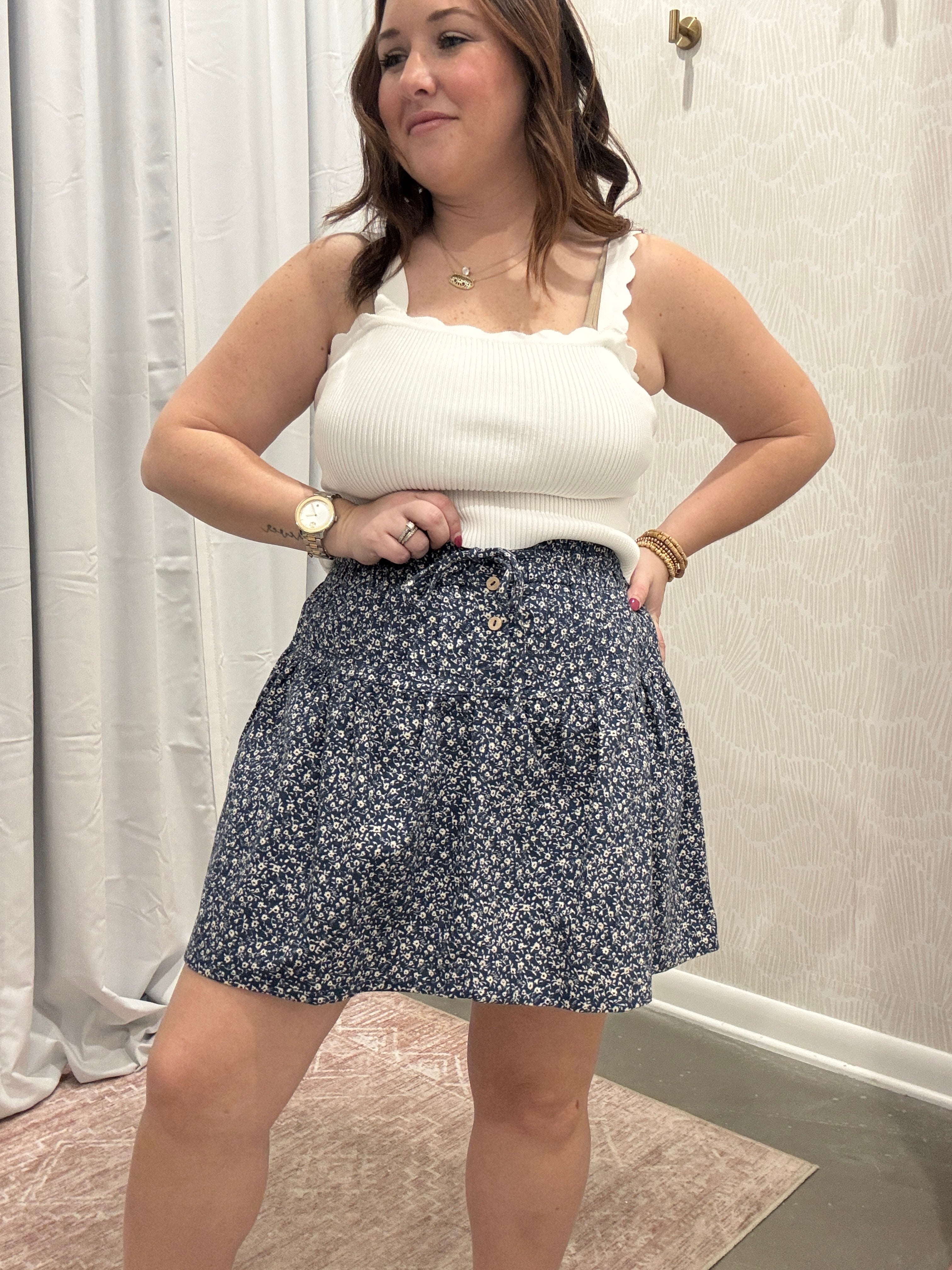 Elsie Flare Mini Skort