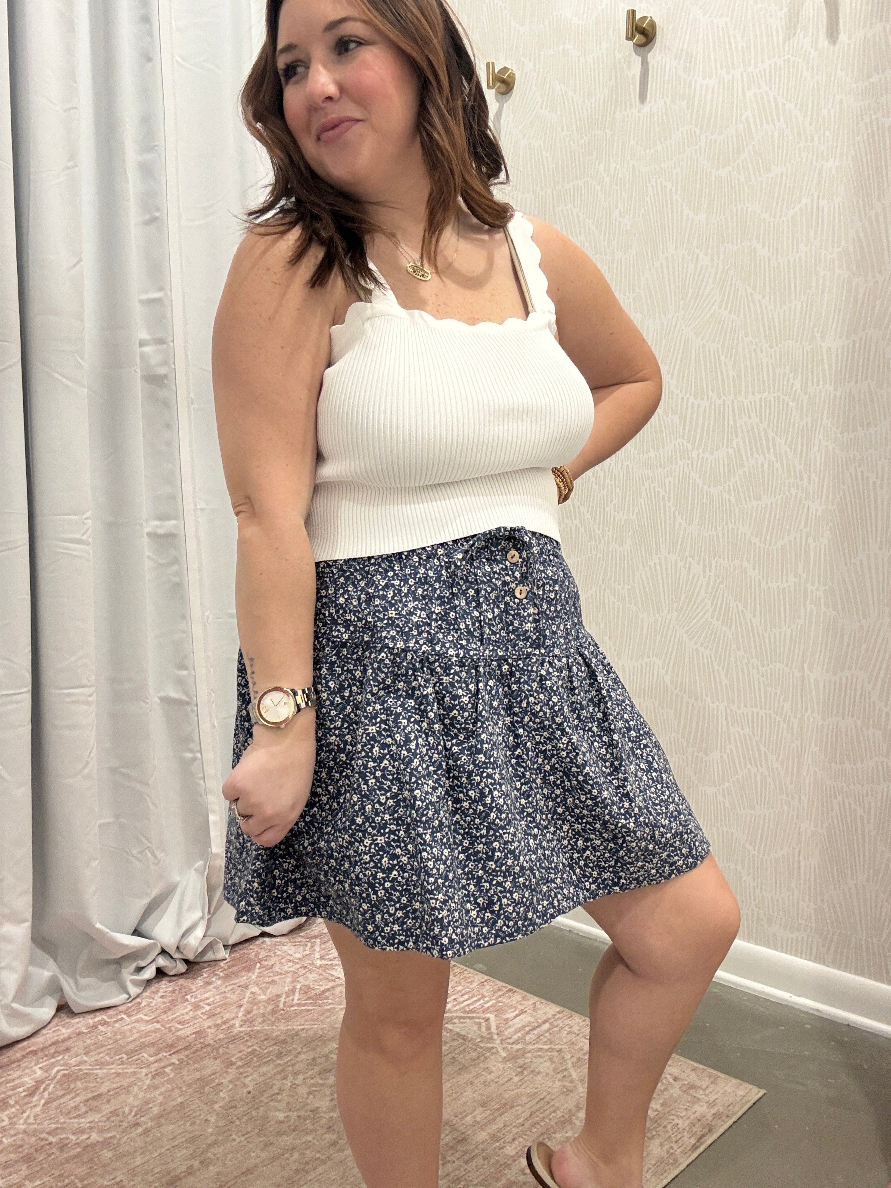 Elsie Flare Mini Skort