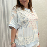 Jordyn Patchwork Terry Top