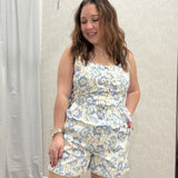 Taylor Floral High Waisted Shorts