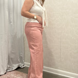 Molly Scalloped Hem Pants