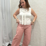 Molly Scalloped Hem Pants