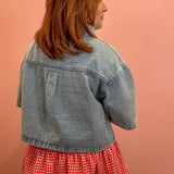 Emilie Cropped Denim Jacket