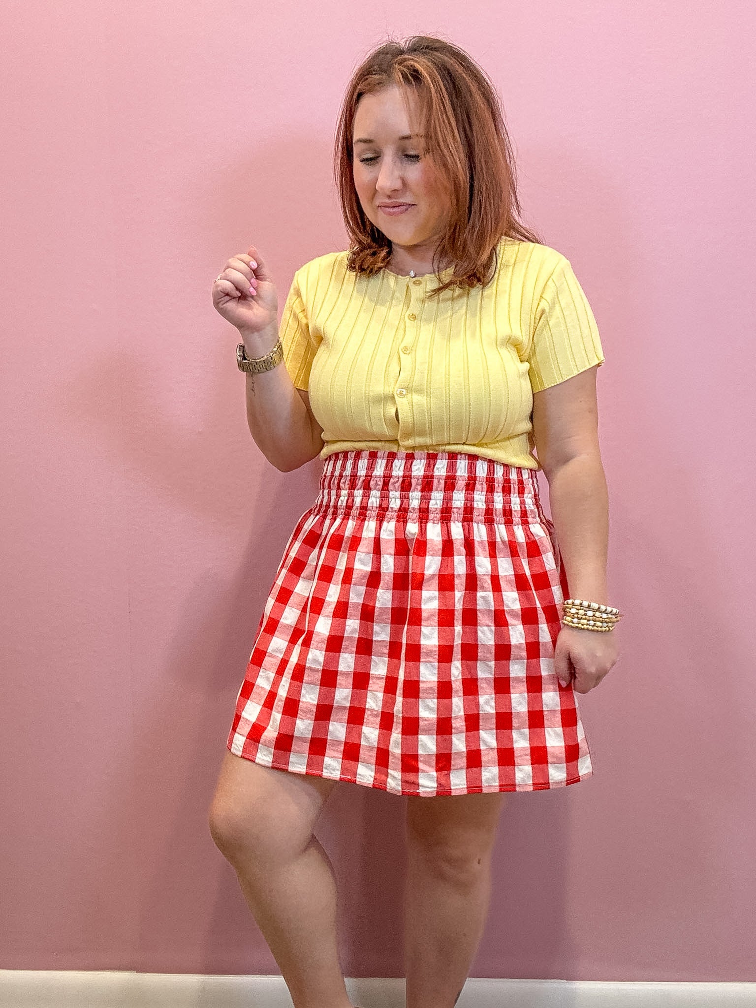 Ava Checkered Plaid Skirt