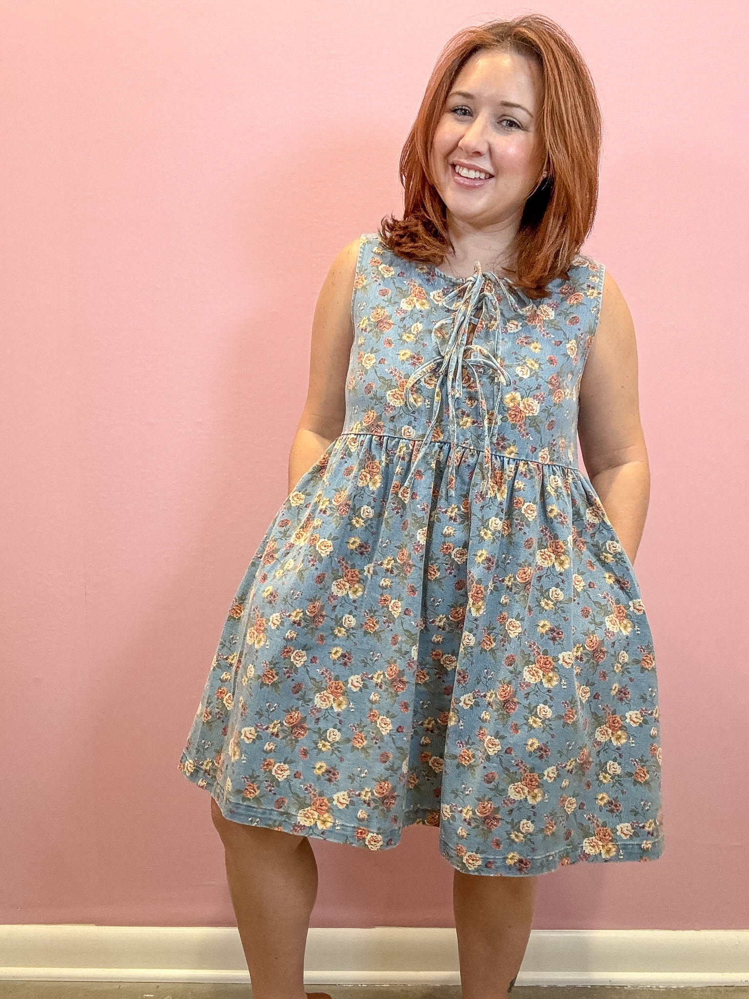 Mia Floral Babydoll Dress