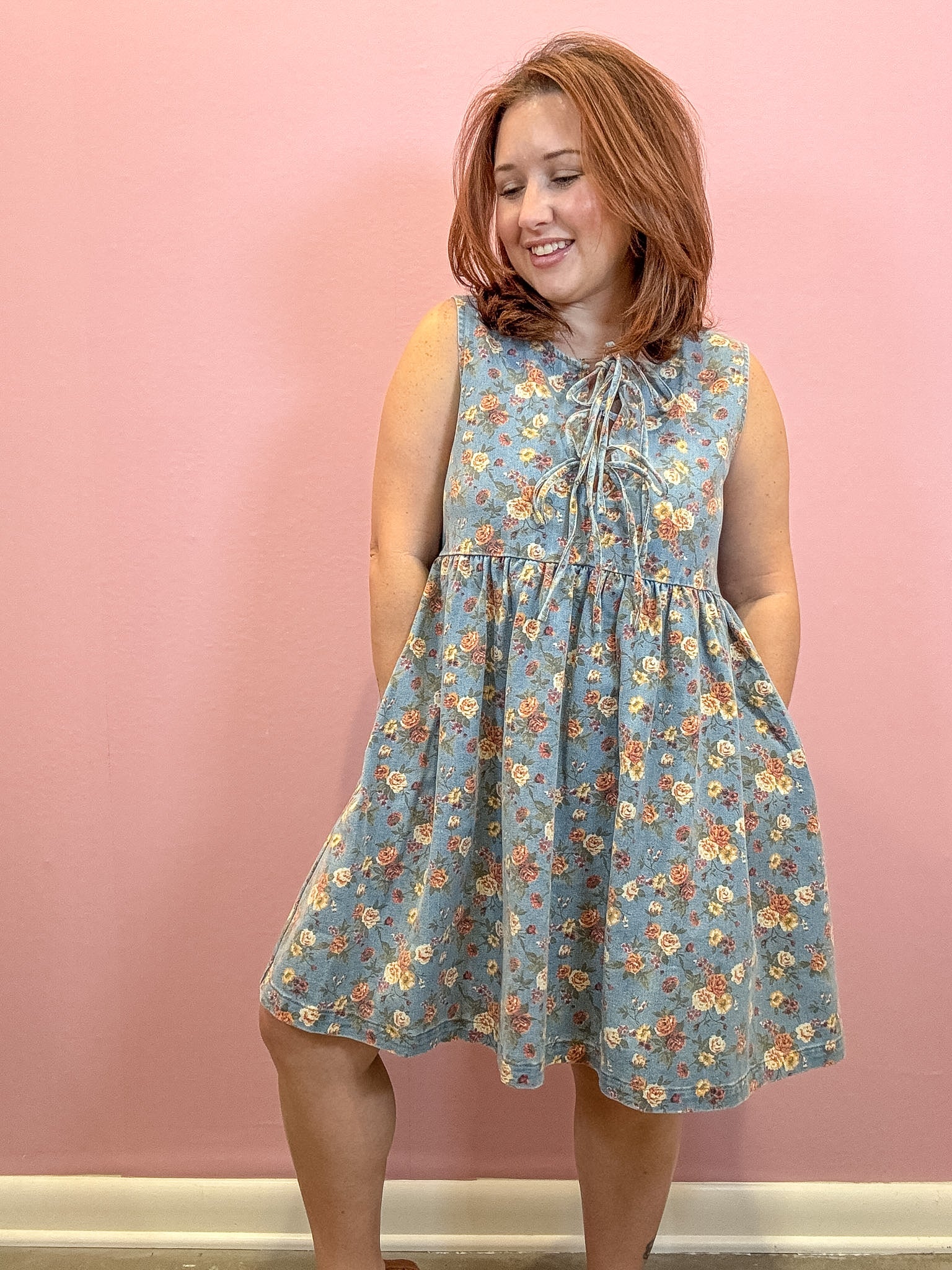 Mia Floral Babydoll Dress