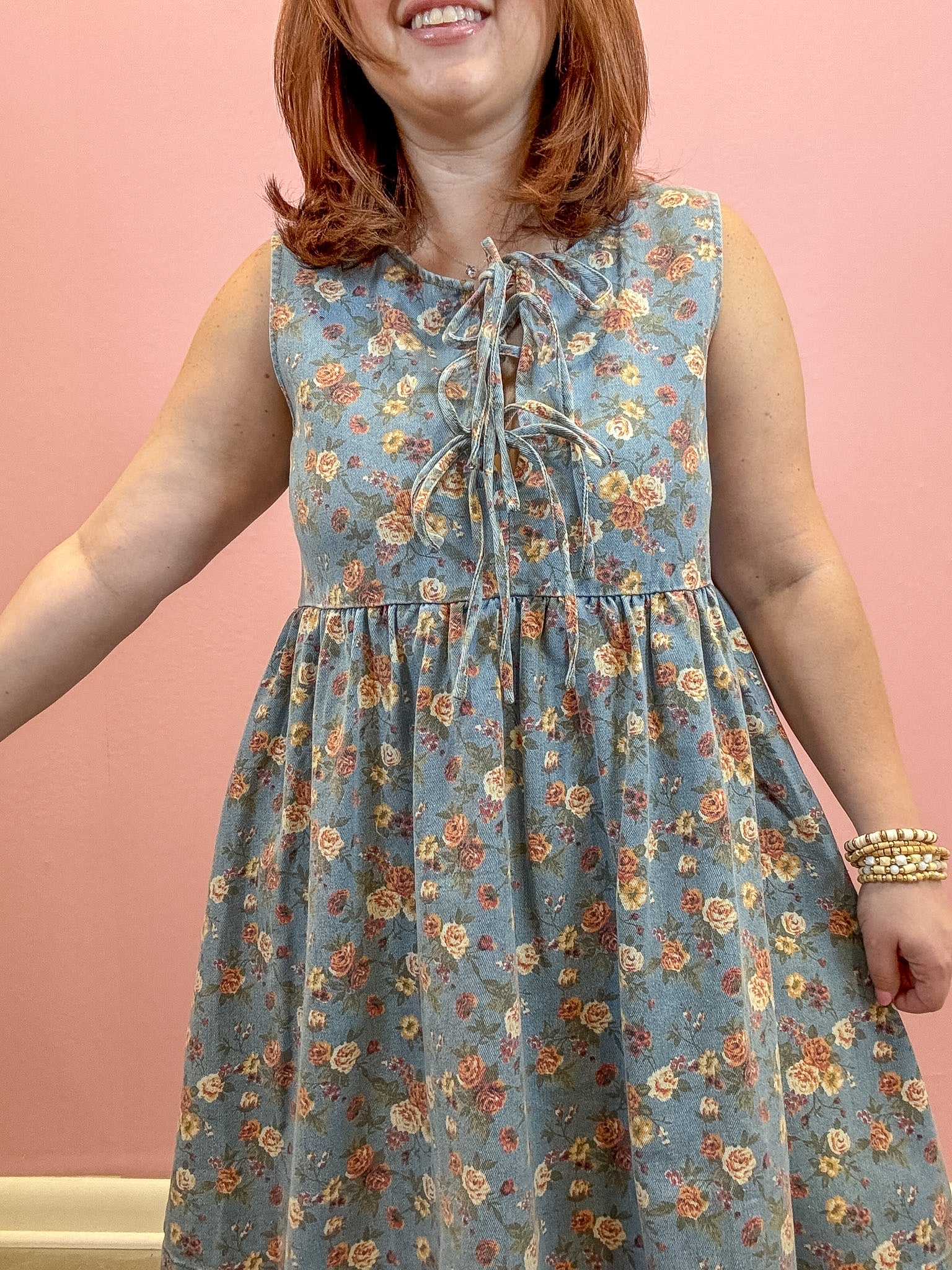 Mia Floral Babydoll Dress