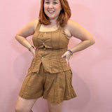 Jenn Pintuck Shorts