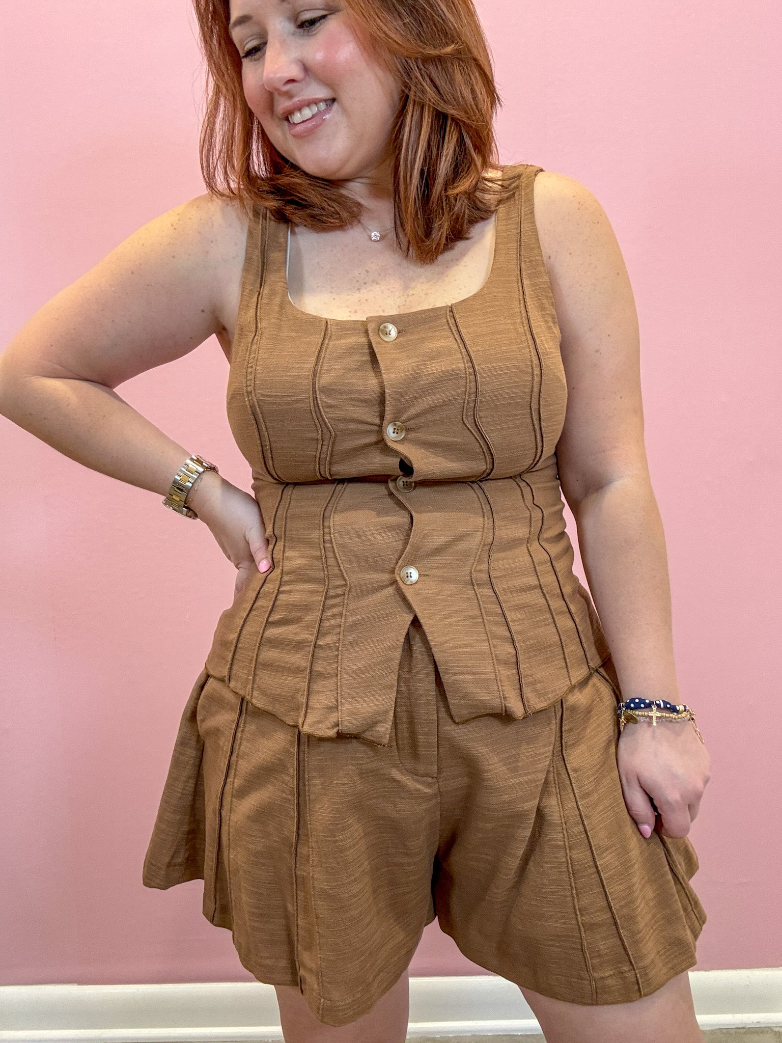 Jenn Pintuck Shorts