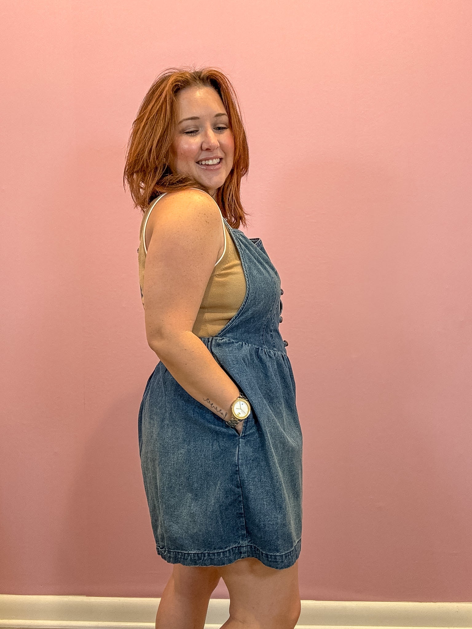 Cassidy Denim Romper