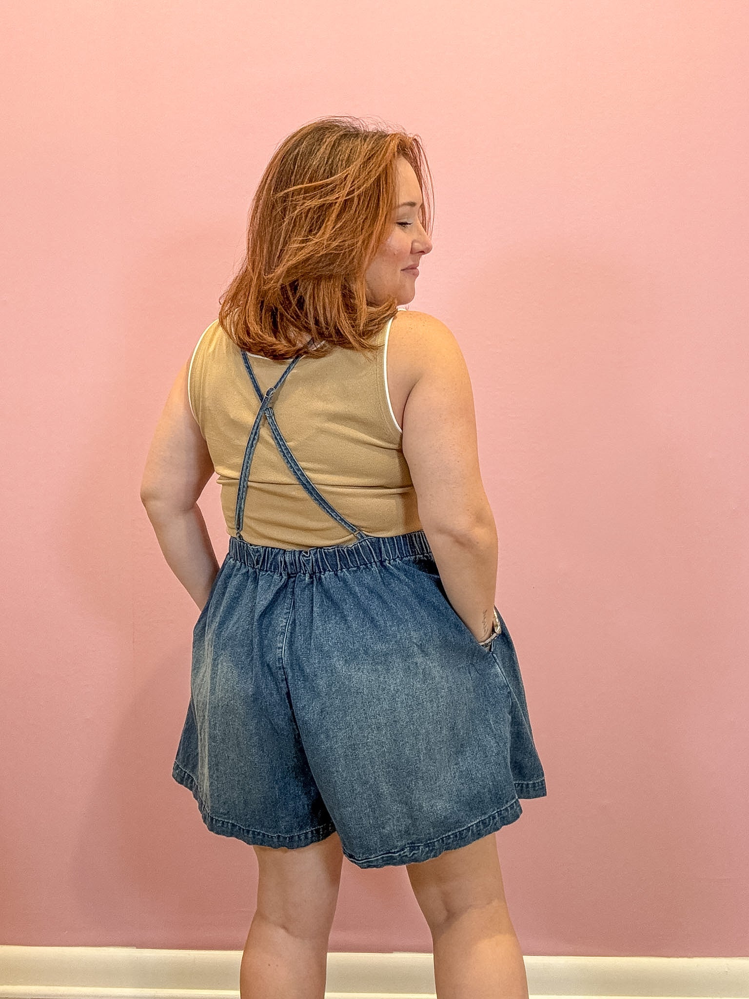 Cassidy Denim Romper
