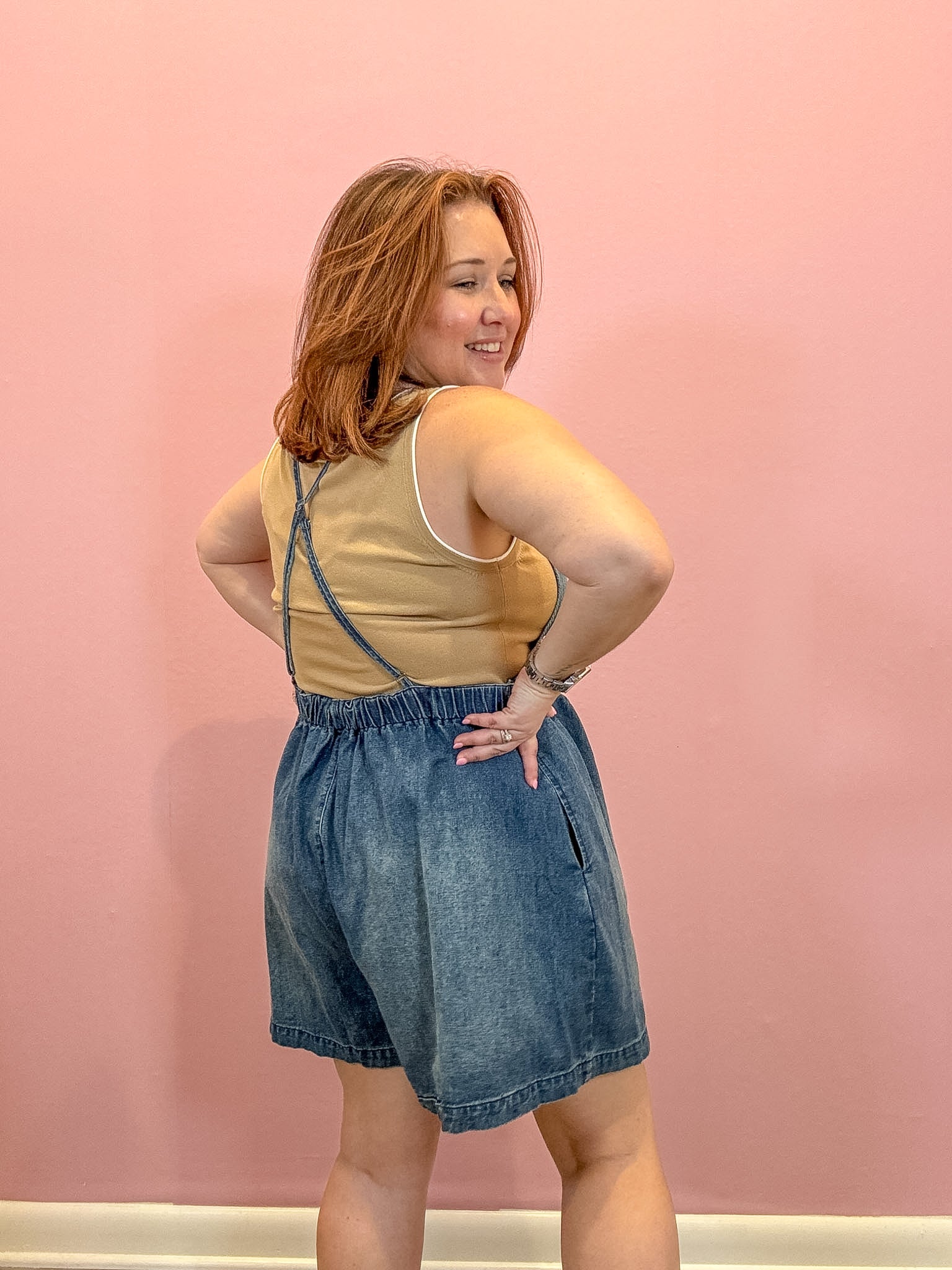Cassidy Denim Romper