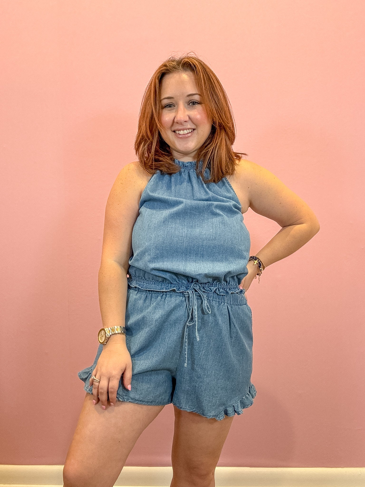 Oliver Denim Halter Top