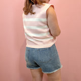 Brandy Side Tie Jean Skort
