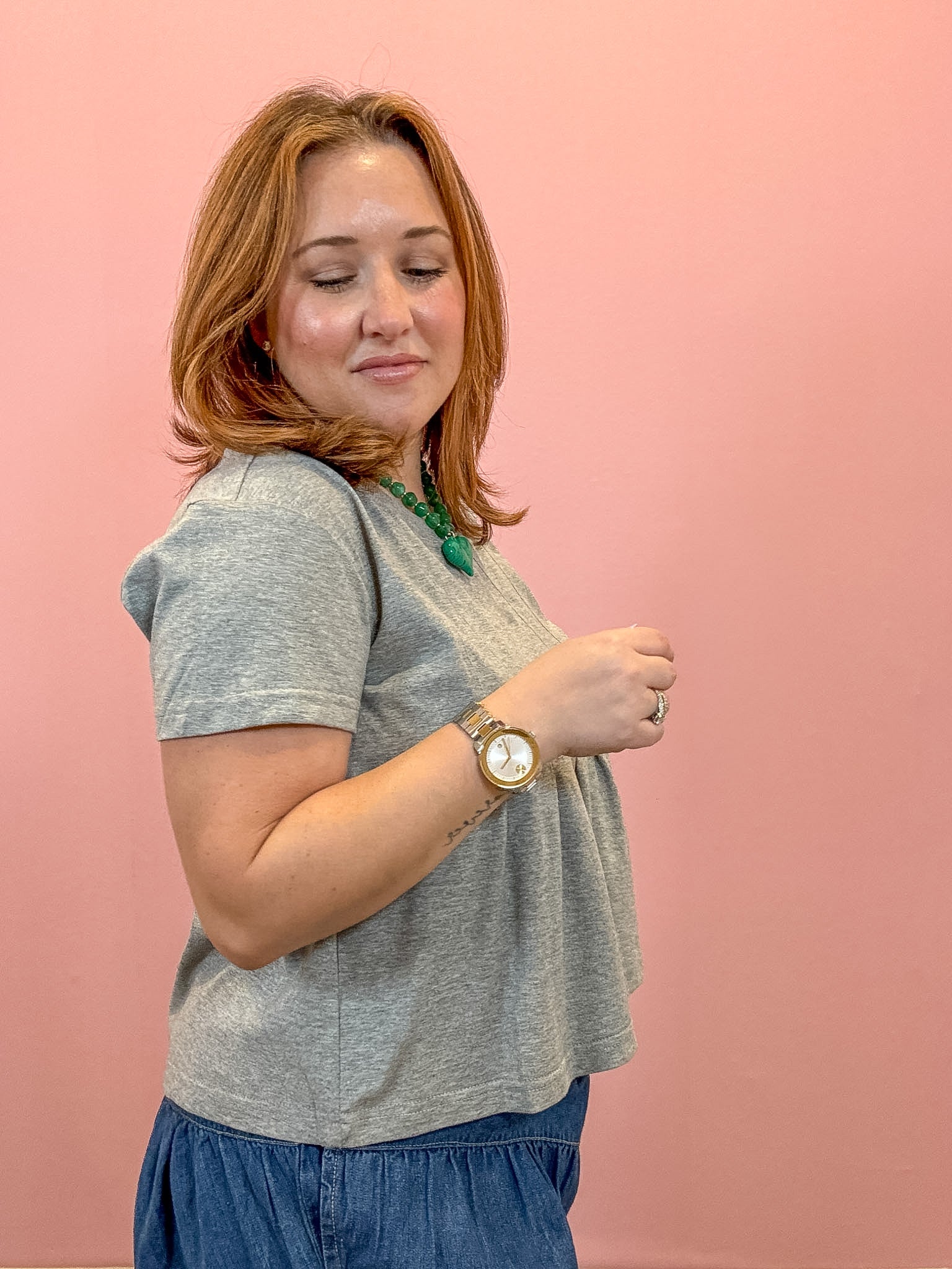 Piper Pleated Swing Tee