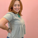 Piper Pleated Swing Tee