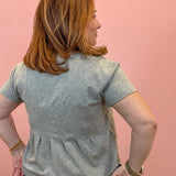 Piper Pleated Swing Tee