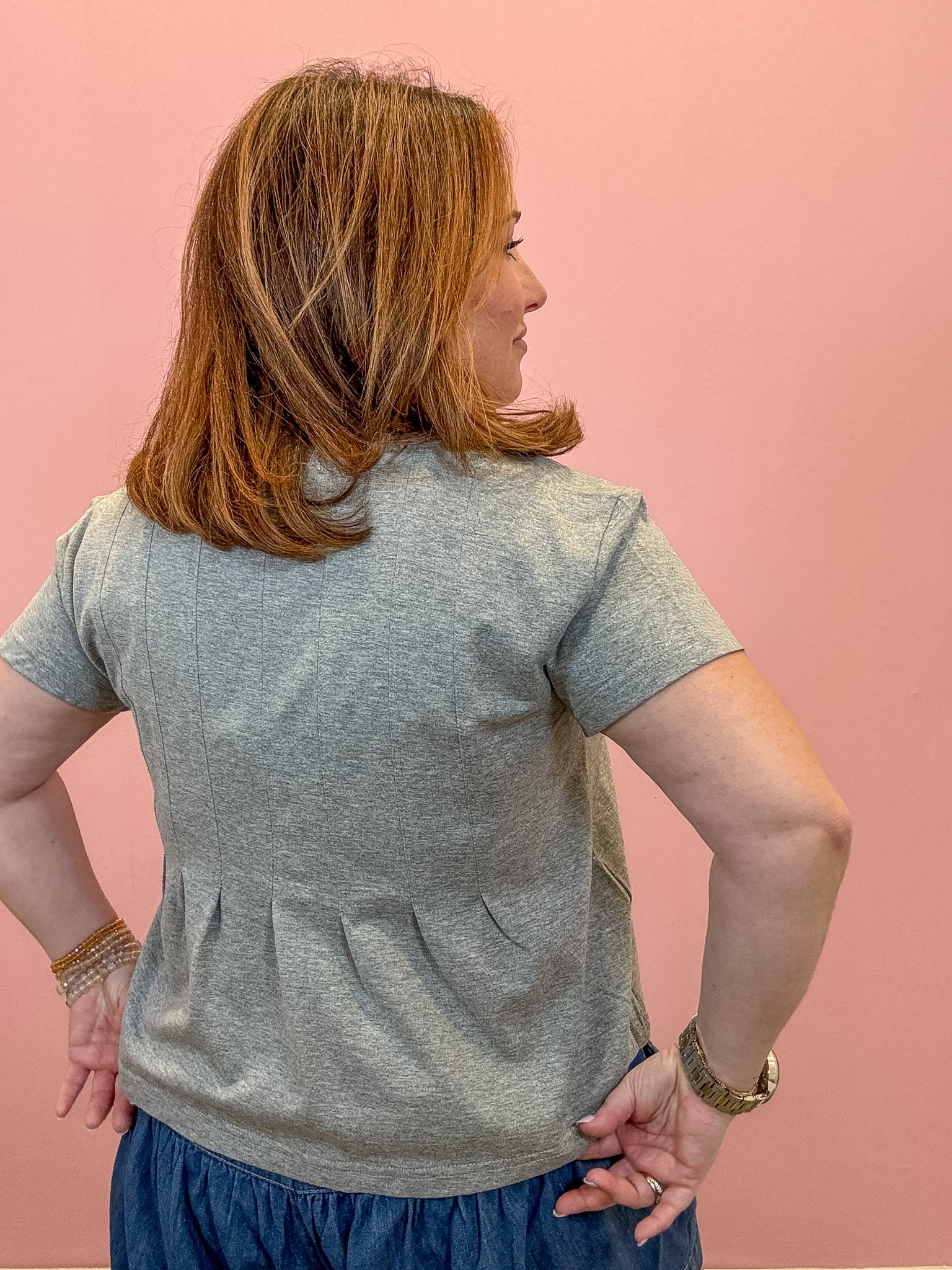 Piper Pleated Swing Tee