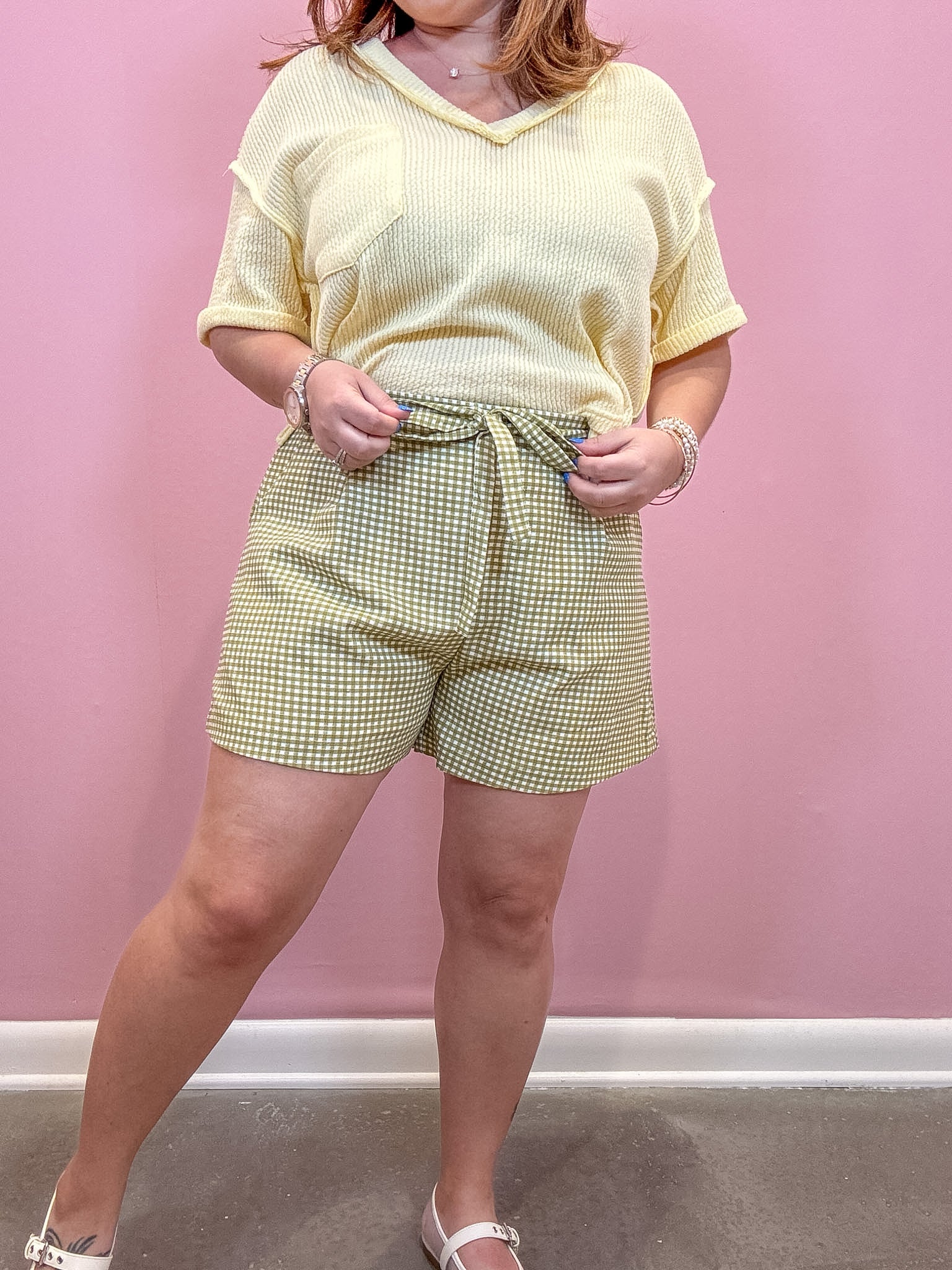 Kaylin Gingham Shorts