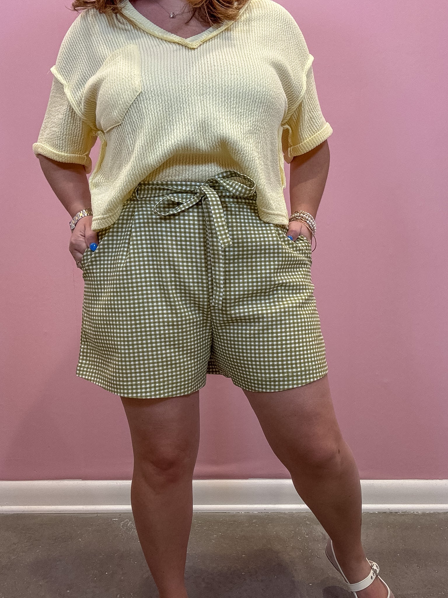 Kaylin Gingham Shorts