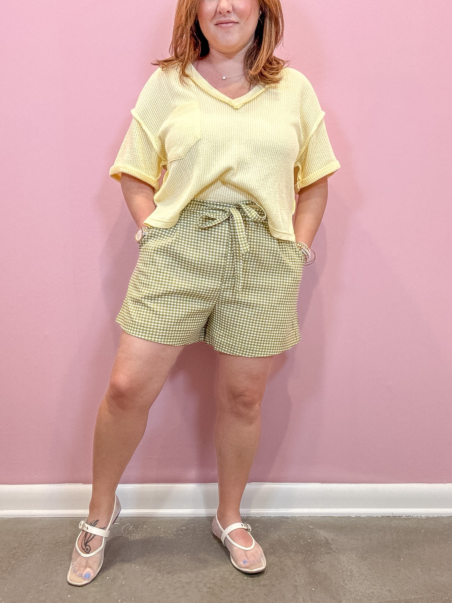 Kaylin Gingham Shorts