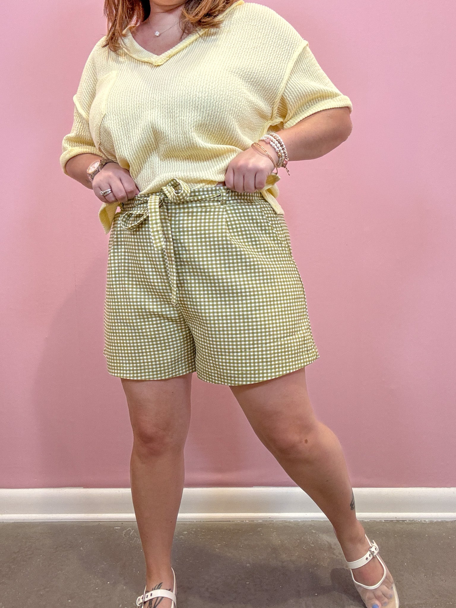 Kaylin Gingham Shorts