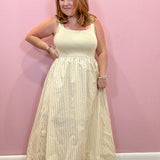 Georgia Mix Media Dress