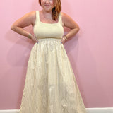 Georgia Mix Media Dress