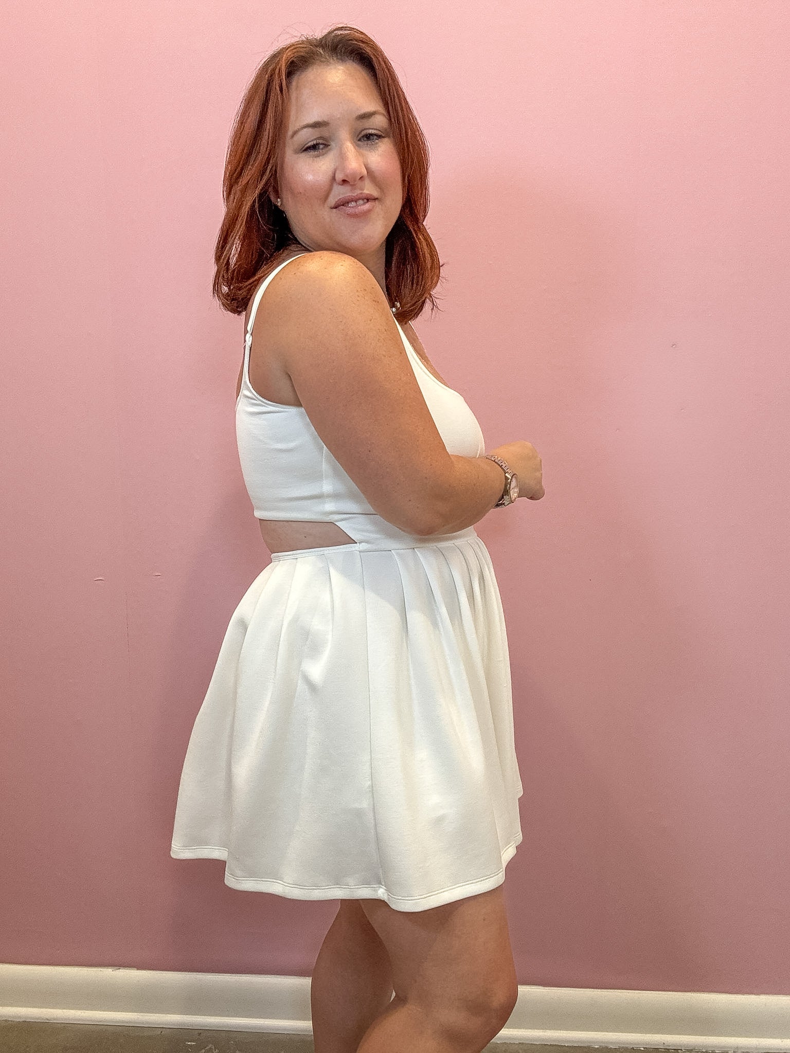 Cut Out Romper | Off White