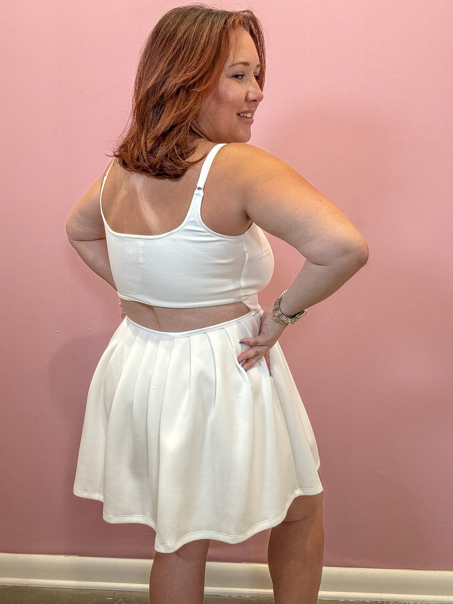 Cut Out Romper | Off White