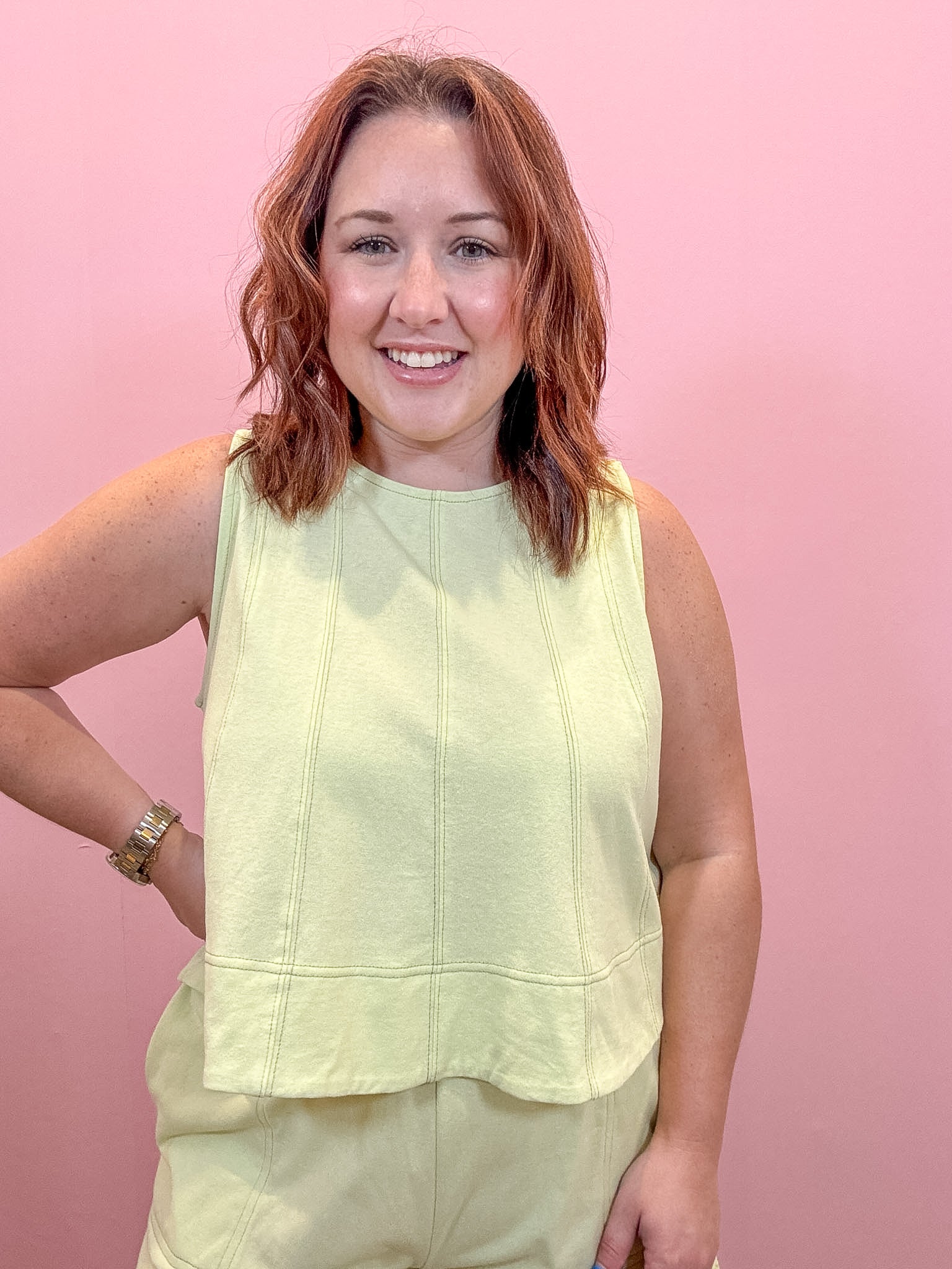 Sleeveless Relaxed Top