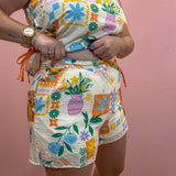 Resort Print Shorts