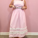 Izzy Flare Ric Rac Midi Skirt