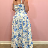 Peyton Floral Flared Maxi Skirt