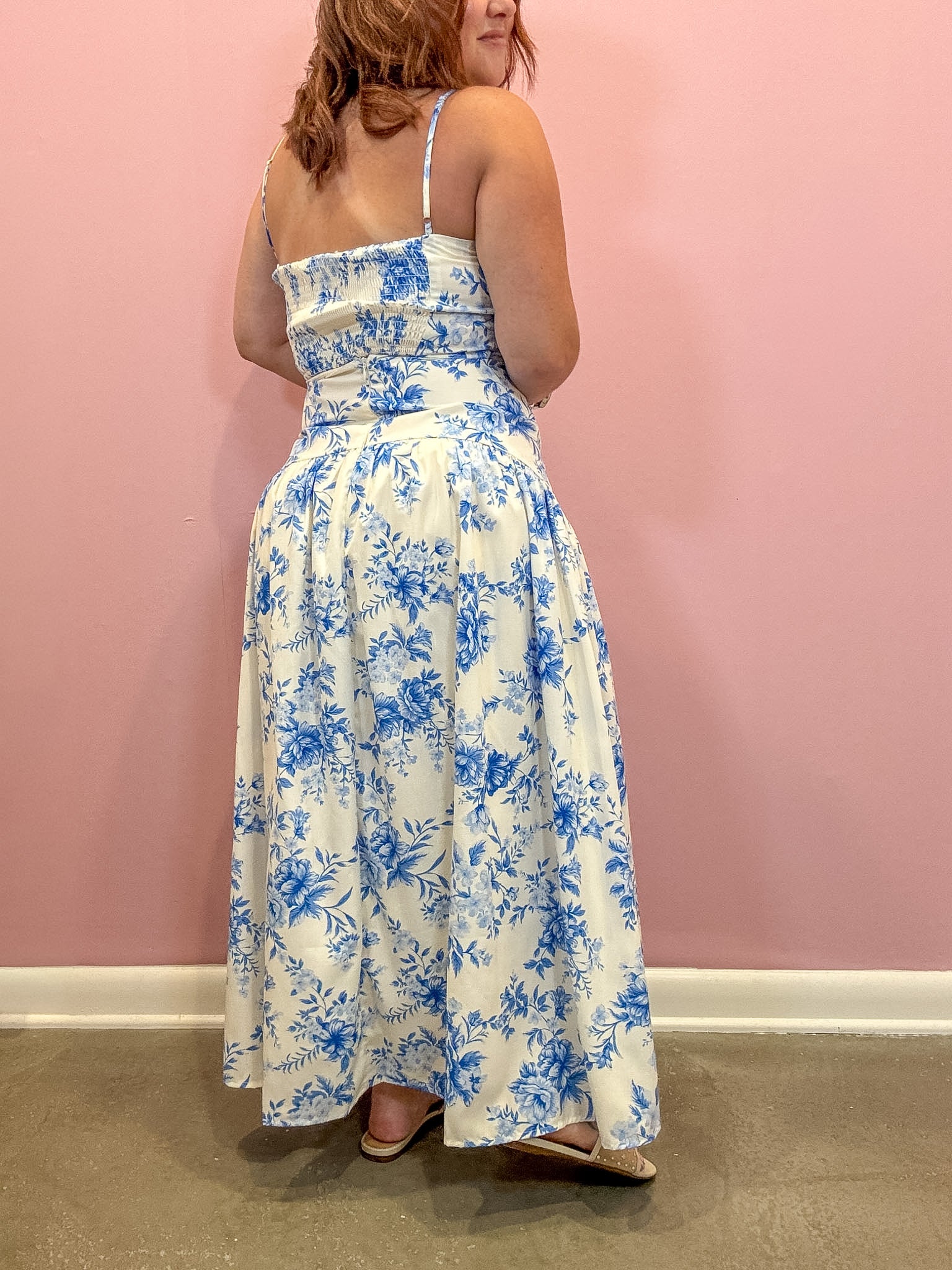 Peyton Floral Flared Maxi Skirt
