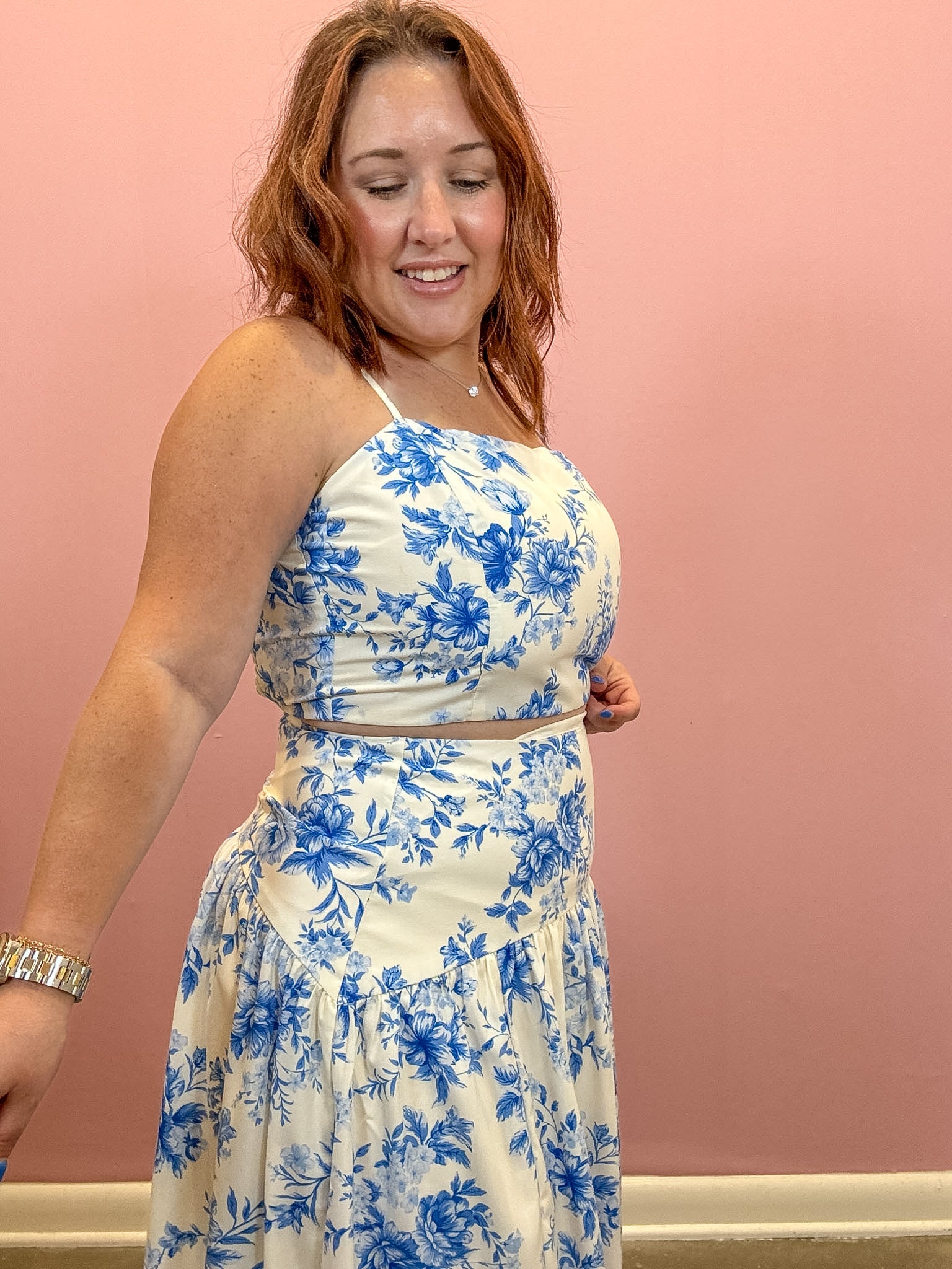 Peyton Floral Print Crop Top