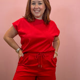 Cap Sleeve Boxy Tee