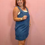 Denim Shift Dress