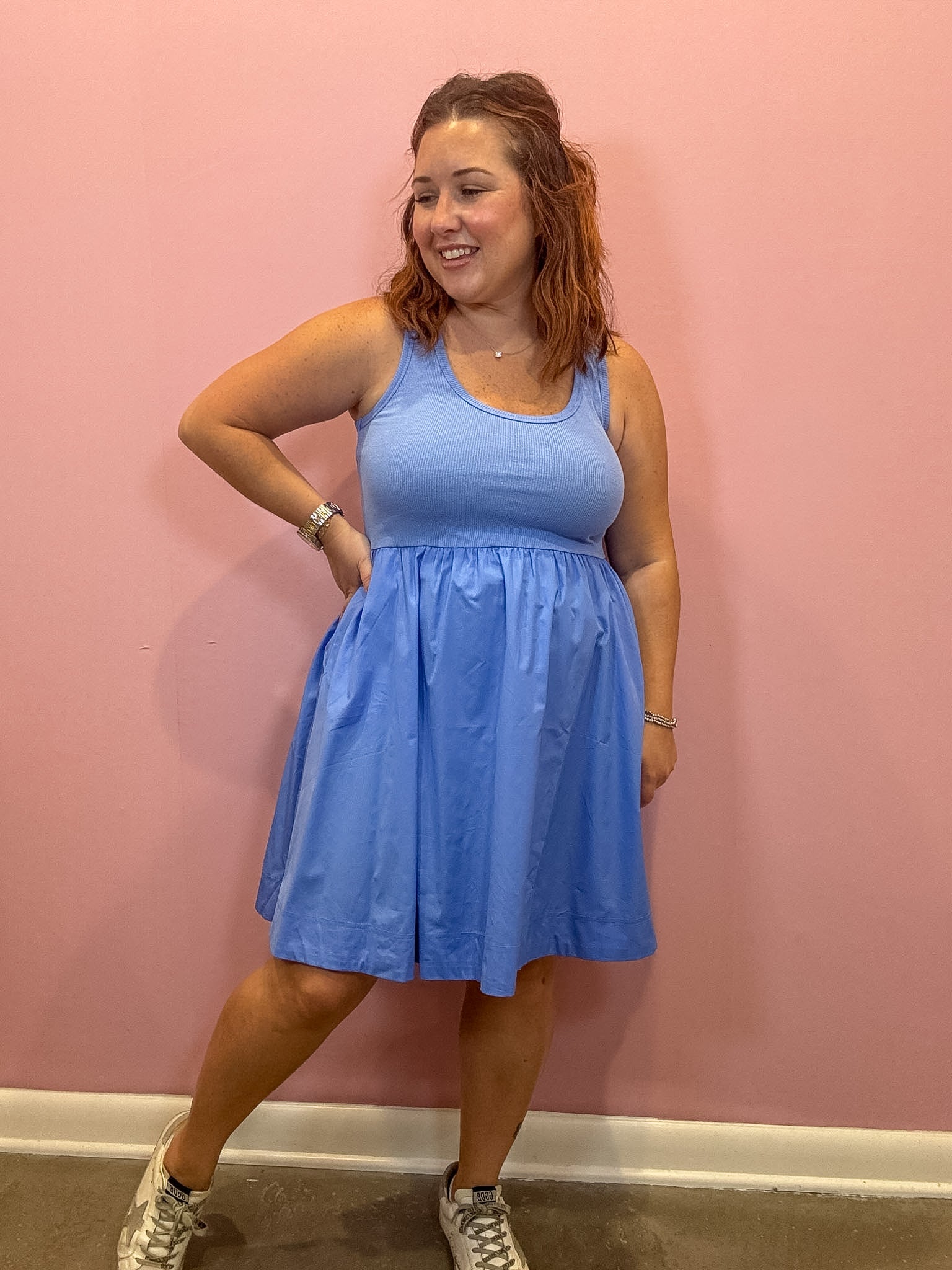 Bailey Tank Dress | Blue
