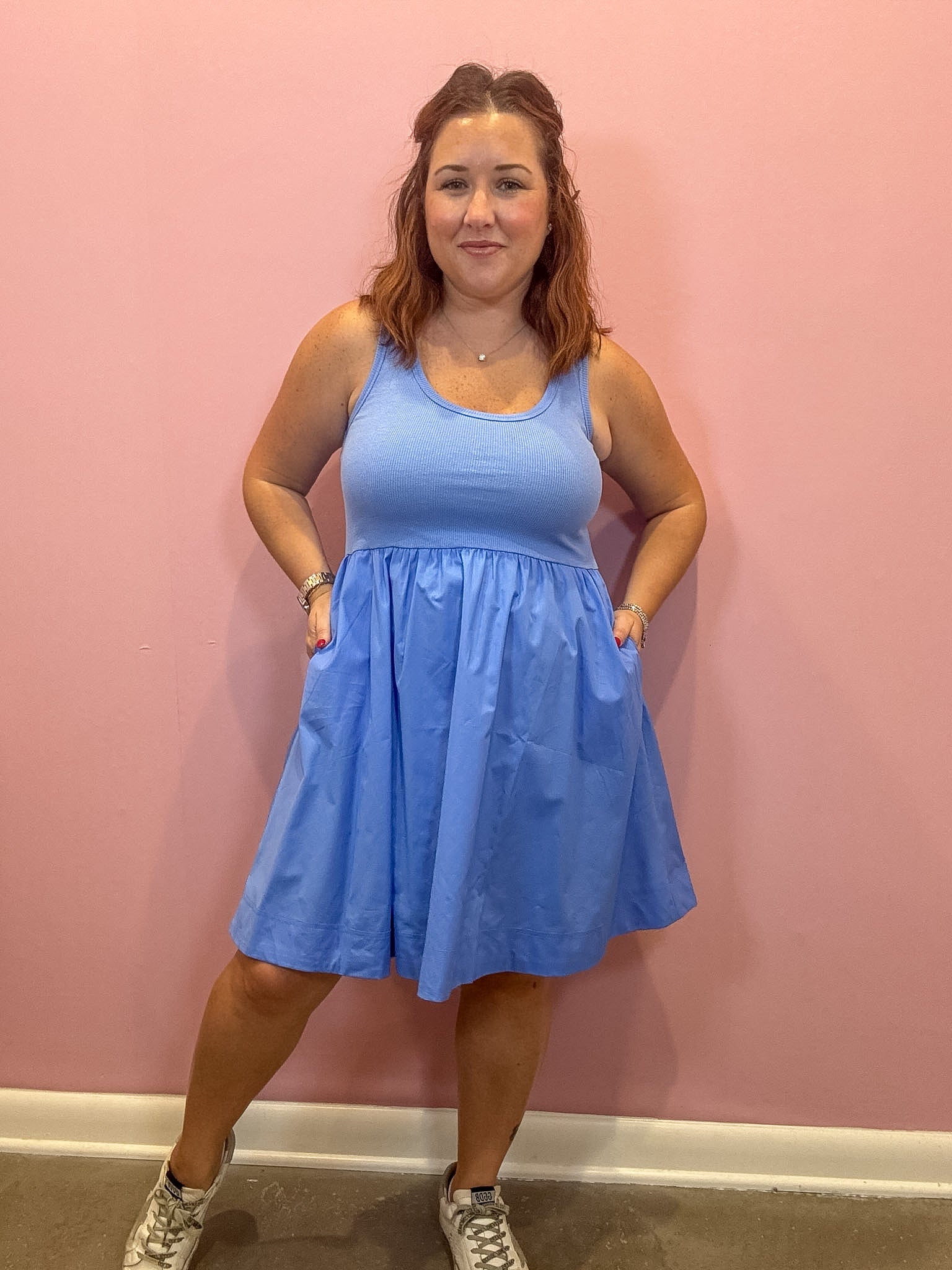 Bailey Tank Dress | Blue