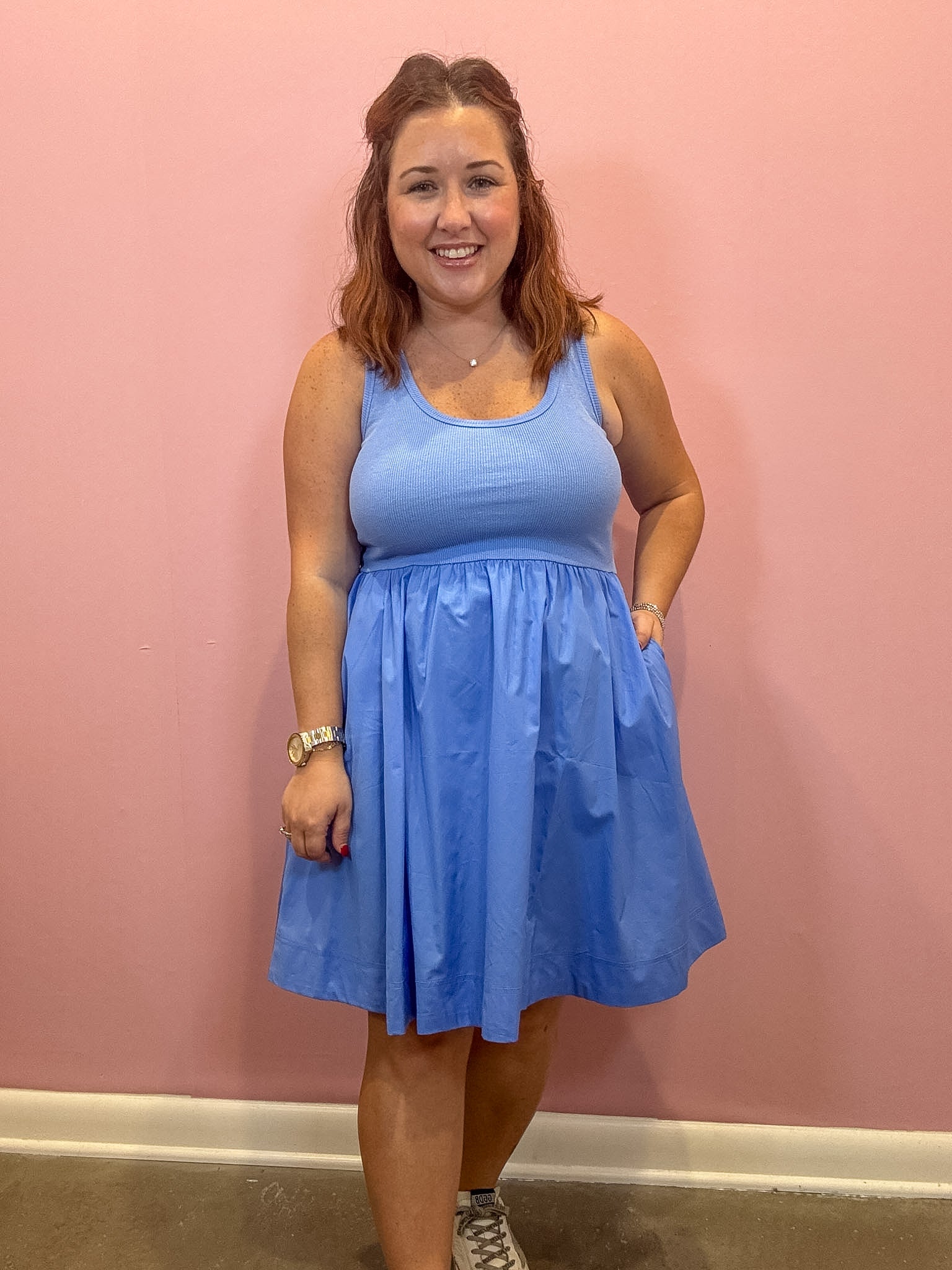 Bailey Tank Dress | Blue