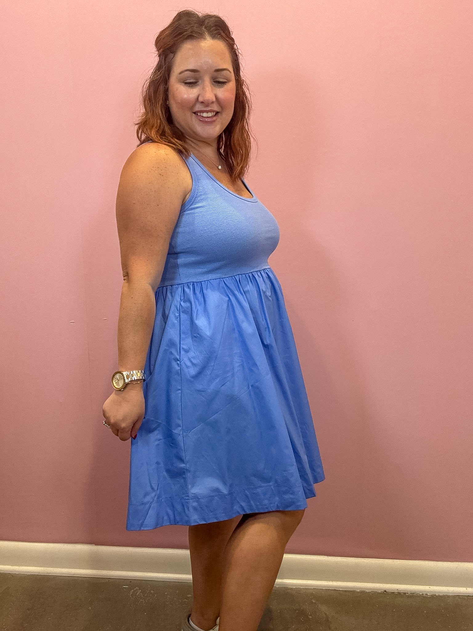Bailey Tank Dress | Blue