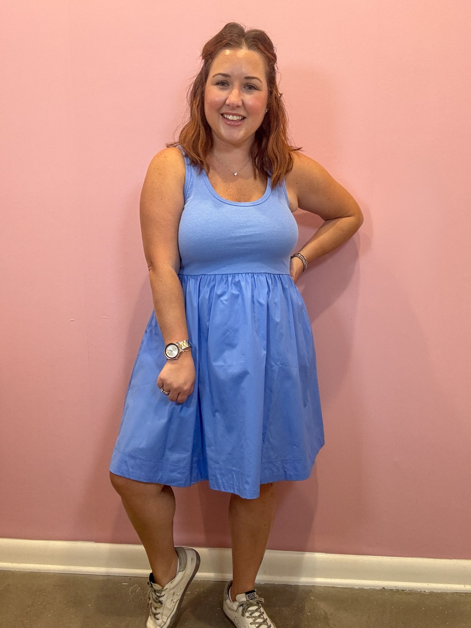 Bailey Tank Dress | Blue