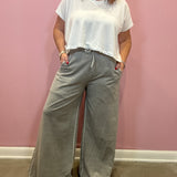 French Terry Washed Pants | Sleet