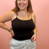 Double Layered Cami | Black