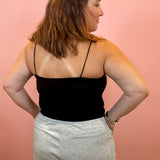 Double Layered Cami | Black