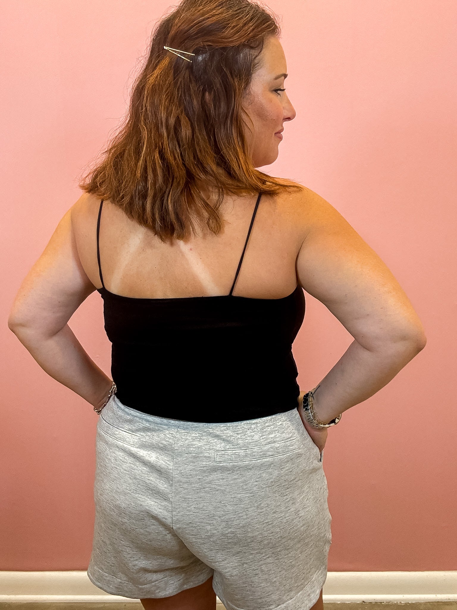 Double Layered Cami | Black