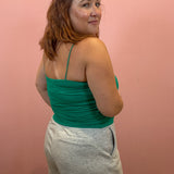 Double Layered Cami | Kelly Green