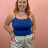 Double Layered Cami | Light Navy