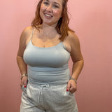 Double Layered Cami | Light Grey